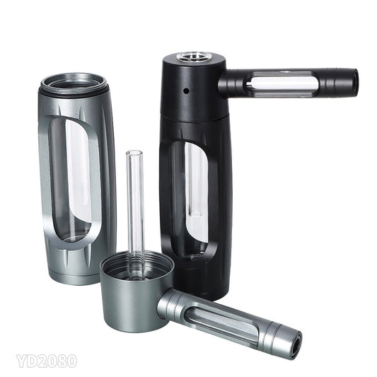 Portable aluminum glass pipe